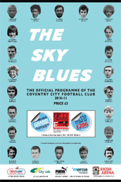 CCFC Official Programmes - The Sky Blues